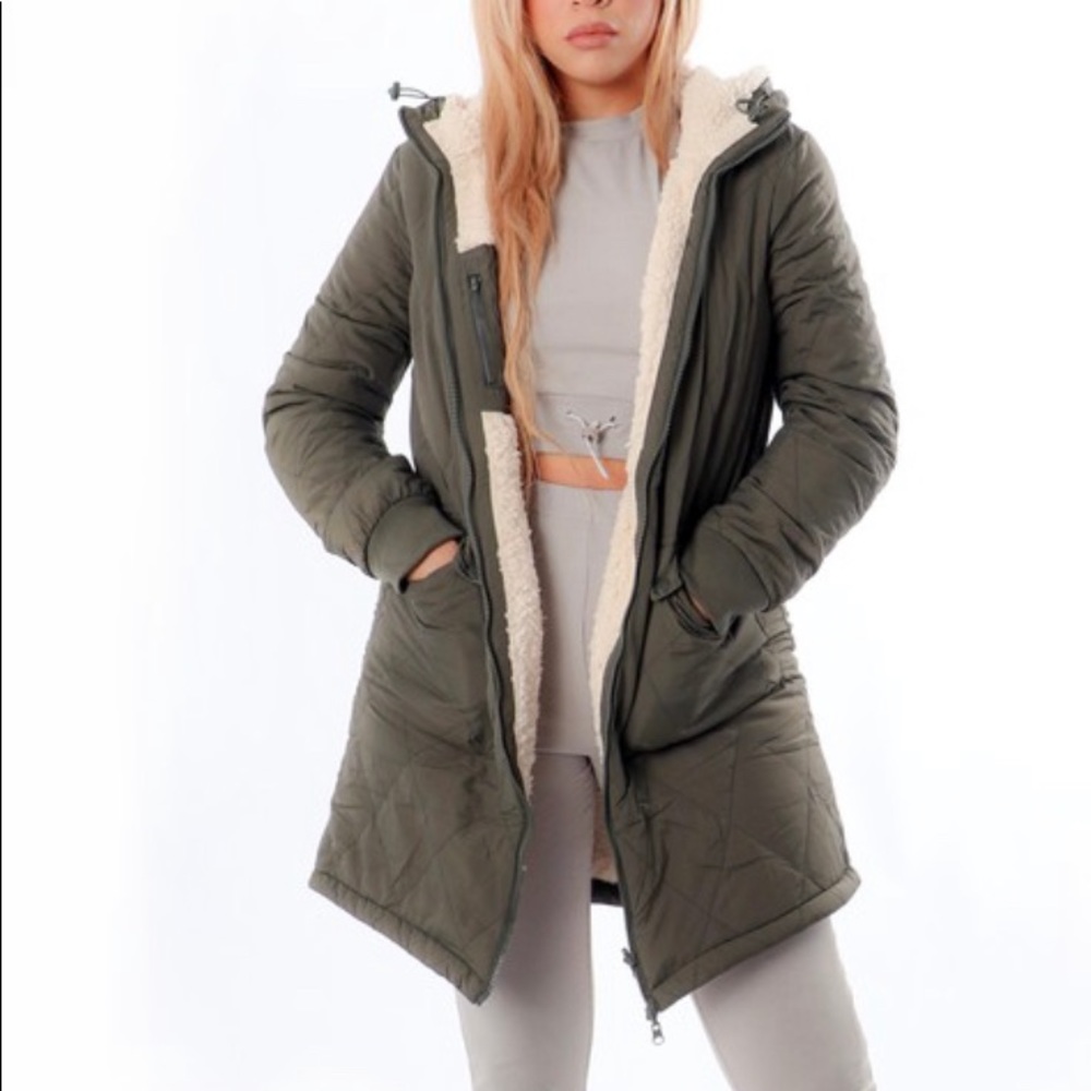 Reversible winter jacket